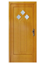 Dřevěné vchodové dveře