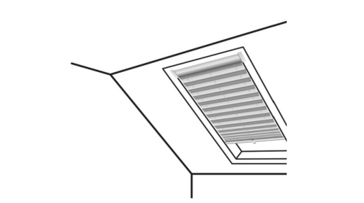 Textilní plisé žaluzie